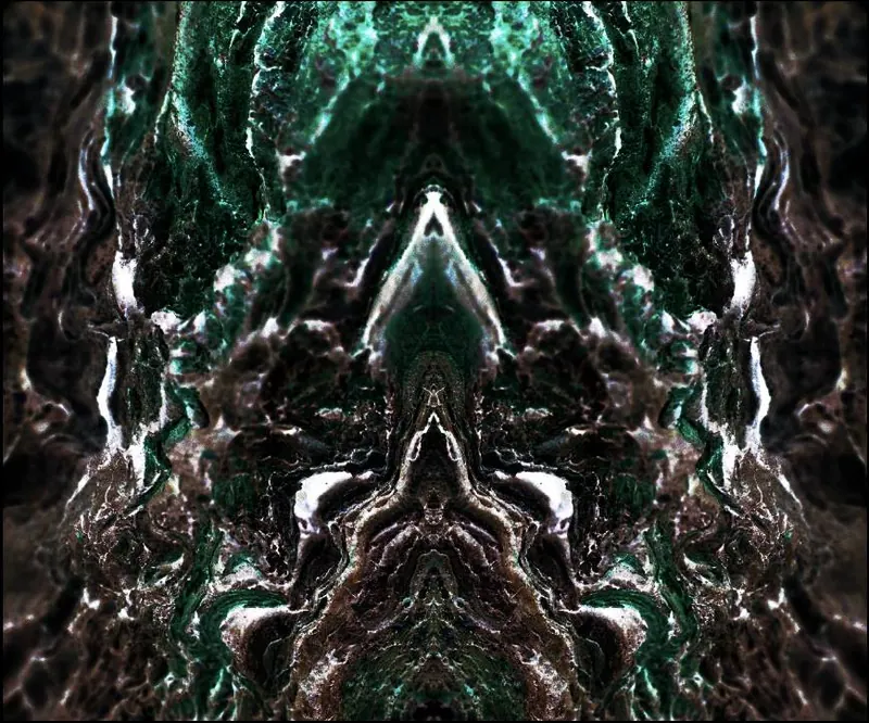 Nature Kaleidoscope, artwork 3 by Virginia Zirkle