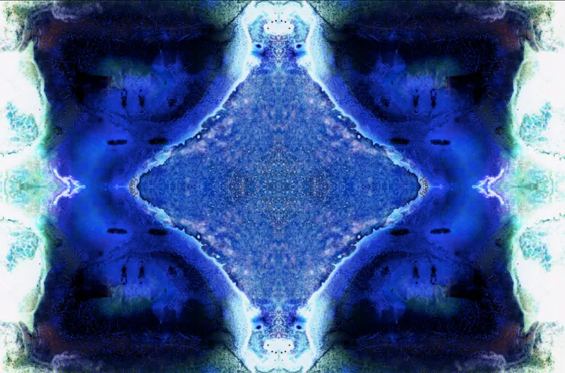 Found Slide Symmetrical Series, artwork 2 by Virginia Zirkle
