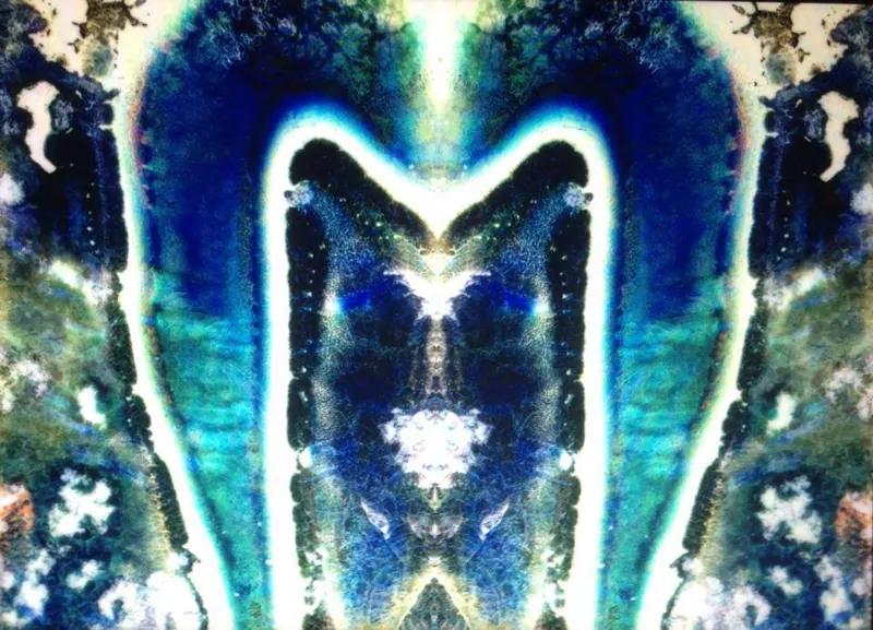 Found Slide Symmetrical Series, artwork 3 by Virginia Zirkle