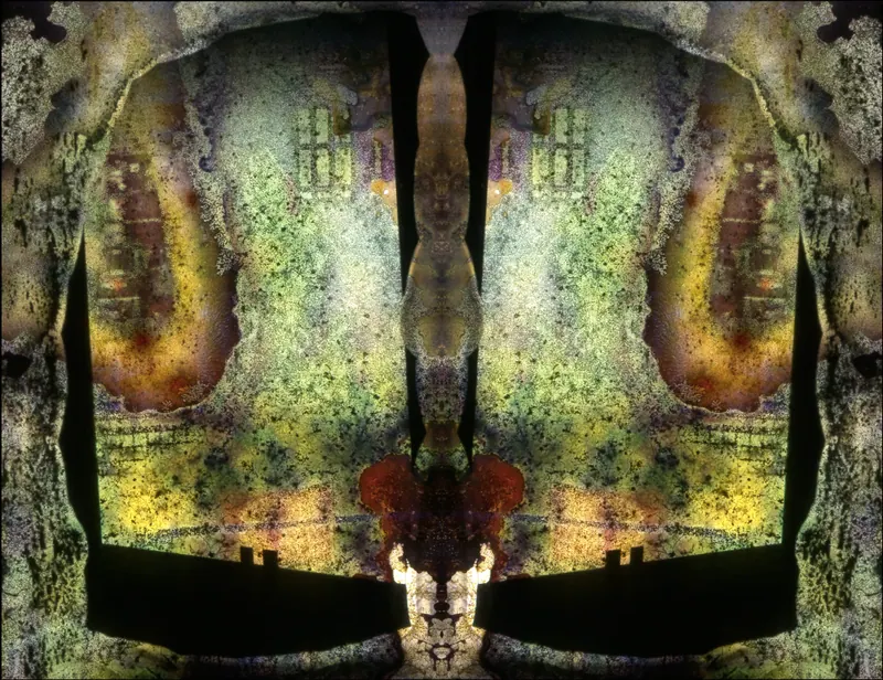 Found Slide Symmetrical Series, artwork 8 by Virginia Zirkle