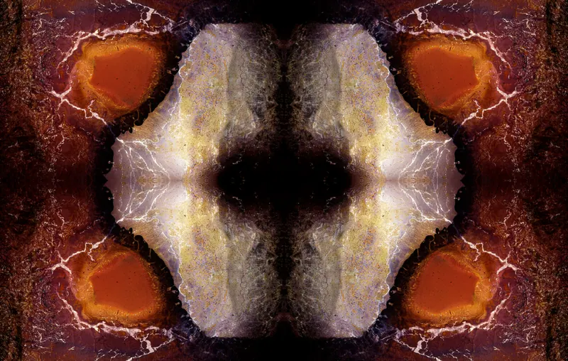 Found Slide Symmetrical Series, artwork 12 by Virginia Zirkle